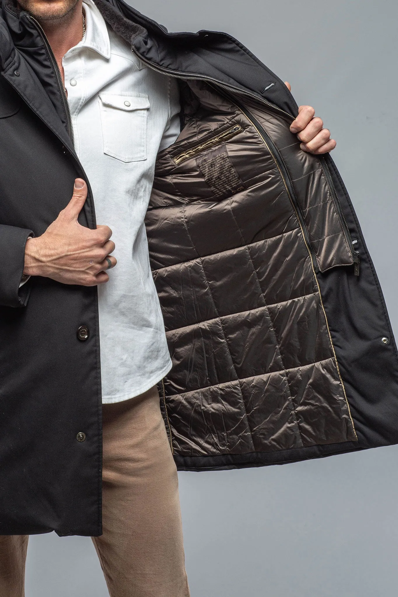 Fairmont Performance Coat In Black