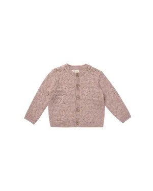 Knit Cardigan | Mauve