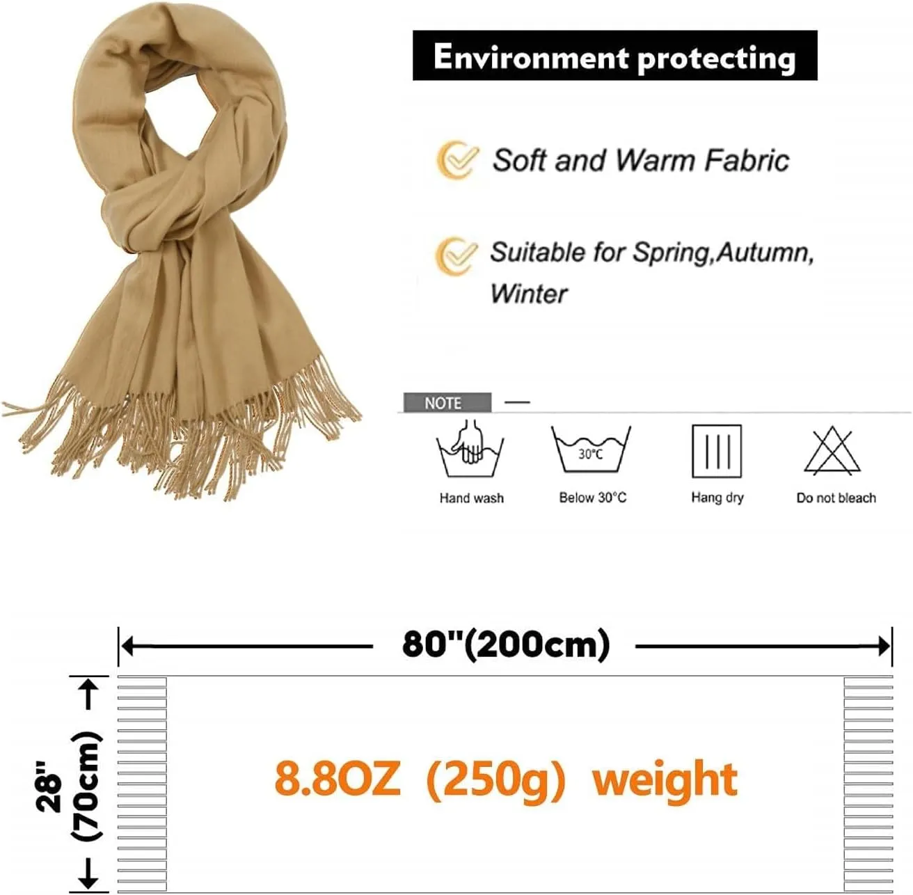 Pashmina Shawl Wraps for Women Large Winter Scarf Soft Shawls and Wraps for Evening Dresses Shawl for Wedding