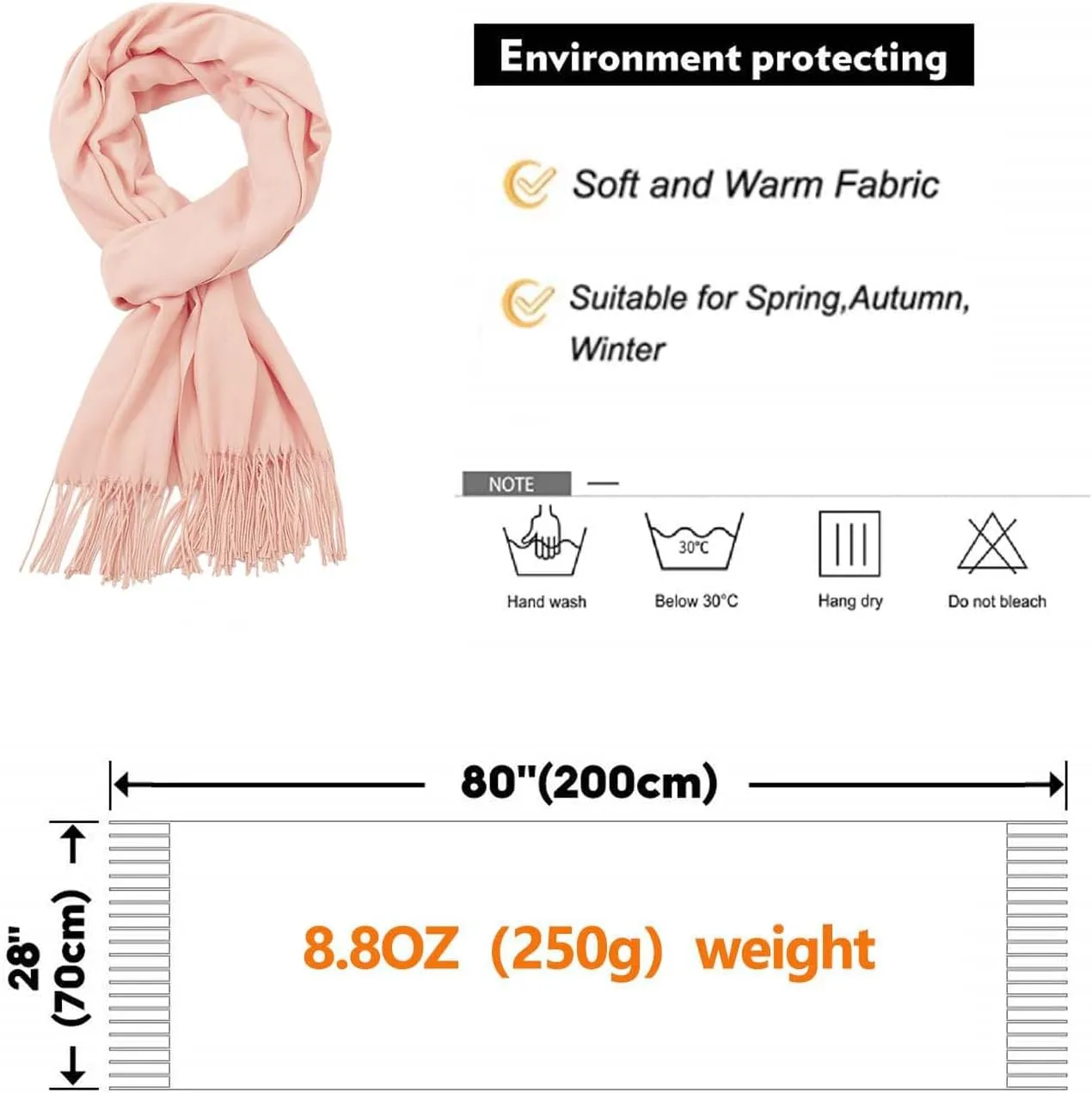 Pashmina Shawl Wraps for Women Large Winter Scarf Soft Shawls and Wraps for Evening Dresses Shawl for Wedding