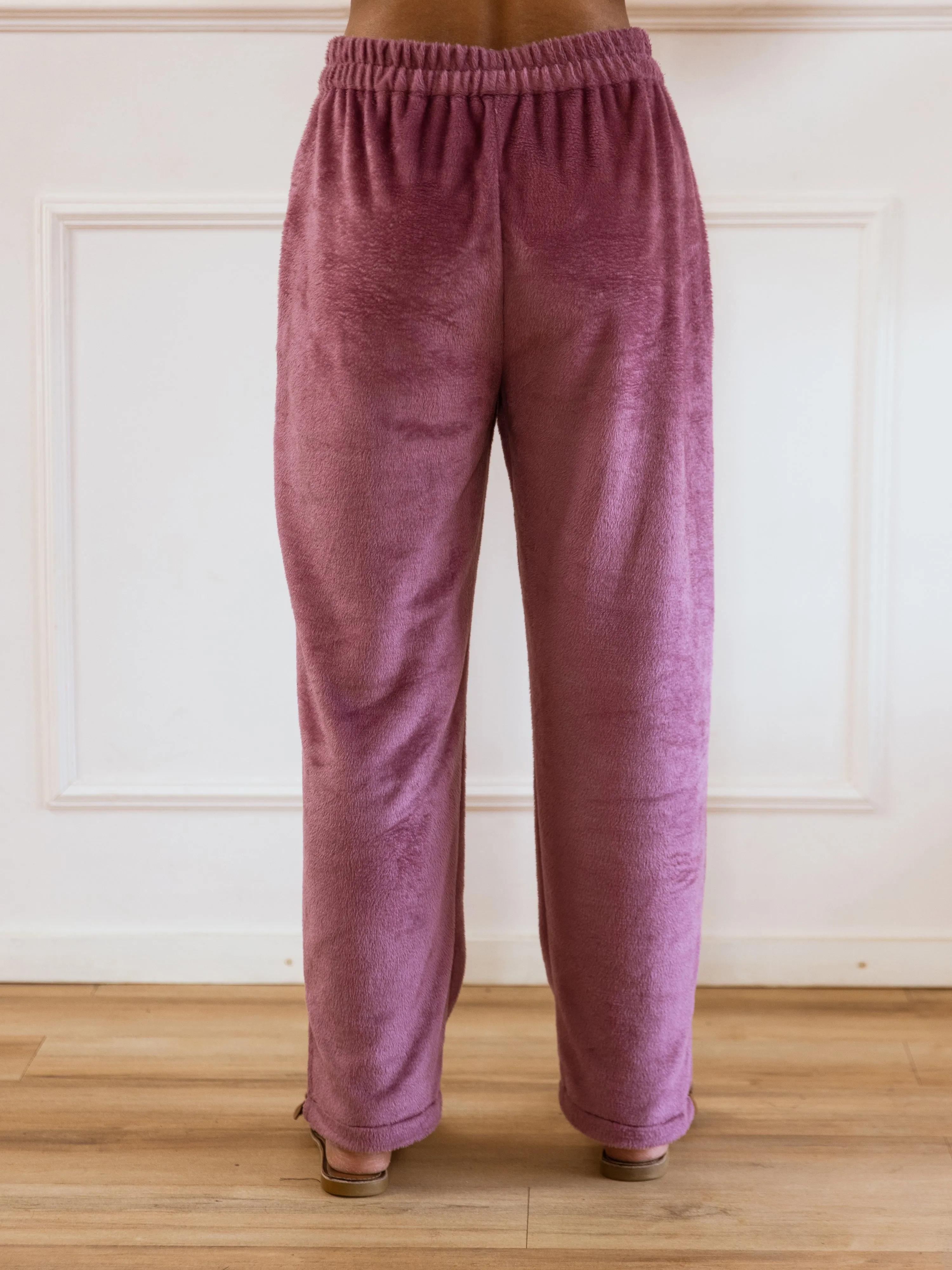 Purple Super Soft Woollen Collar Set