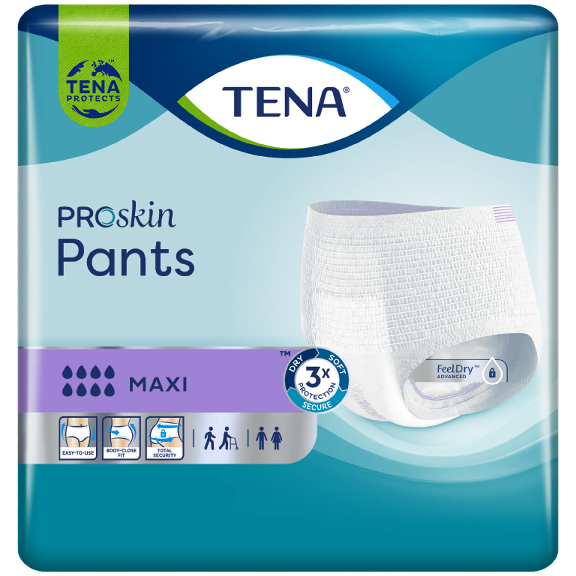 Tena ProSkin Pants Maxi XL 10 | Maximale Bescherming & Comfort | Dag & Nacht