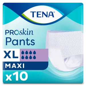 Tena ProSkin Pants Maxi XL 10 | Maximale Bescherming & Comfort | Dag & Nacht